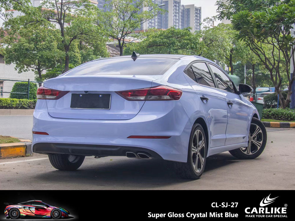 Super Gloss Crystal Mist Blue Car Wrap