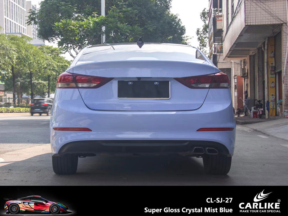 Super Gloss Crystal Mist Blue Car Wrap