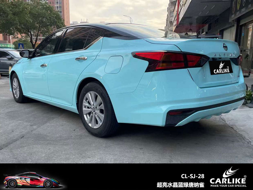 Super Gloss Crystal Turquoise Car Wrap