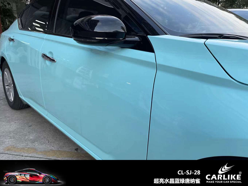 Super Gloss Crystal Turquoise Car Wrap