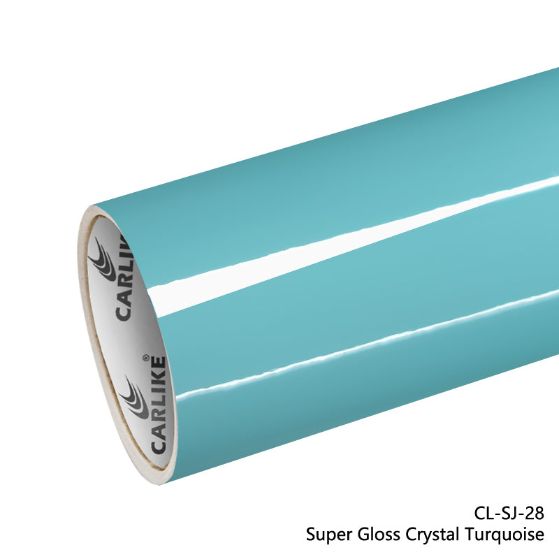 Super Gloss Crystal Turquoise Car Wrap