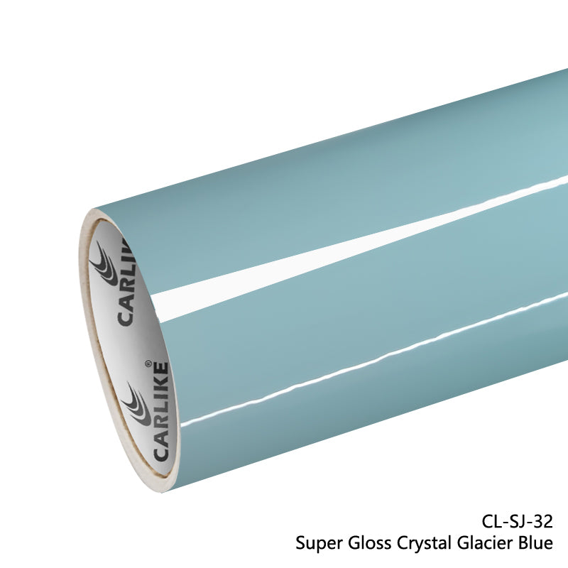 Super Gloss Crystal Glacier Blue Car Wrap