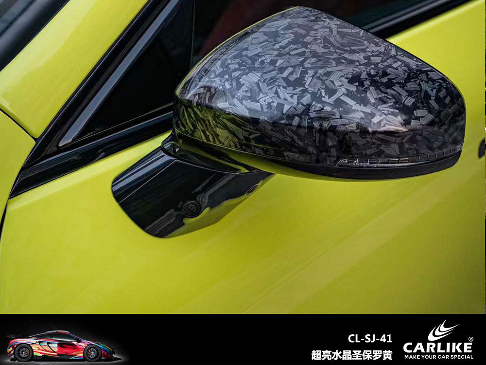 Super Gloss Crystal Light Lime Green Car Wrap
