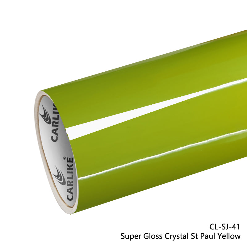 Super Gloss Crystal Light Lime Green Car Wrap