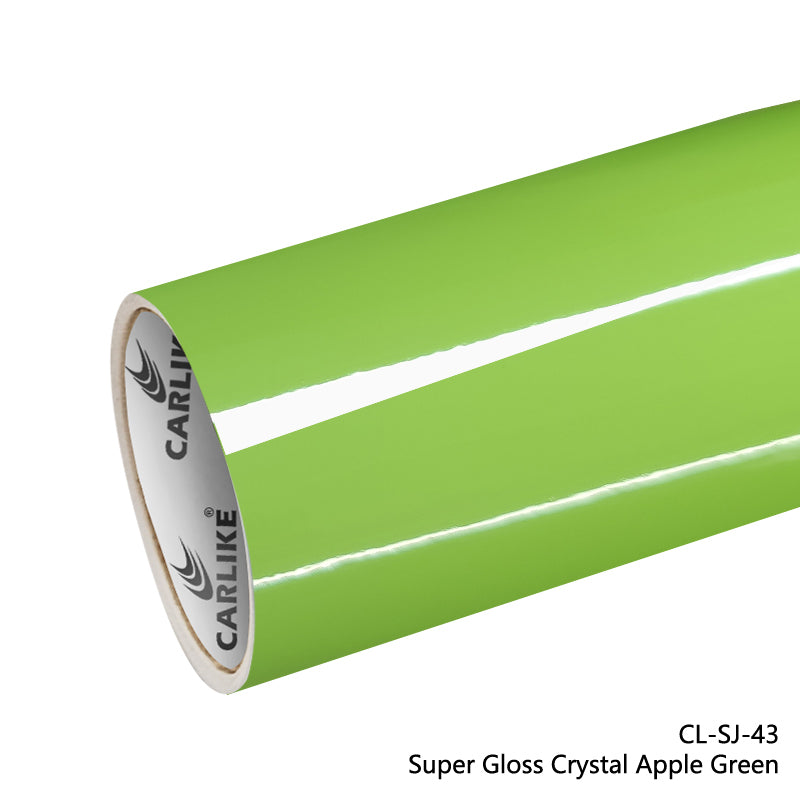Super Gloss Crystal Fluorescent Green Car Wrap