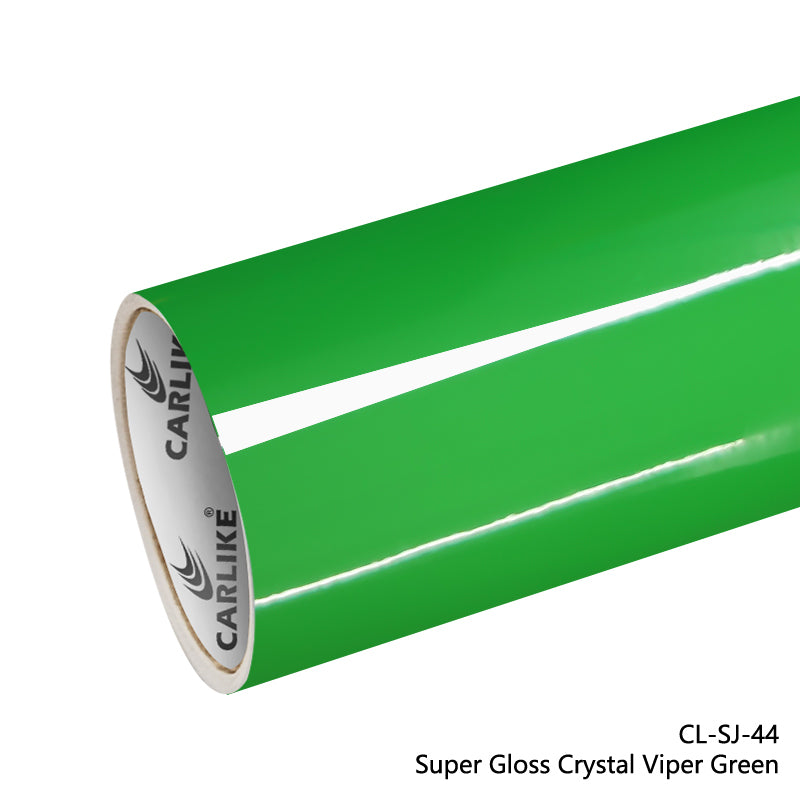 Super Gloss Crystal Apple Green Car Wrap