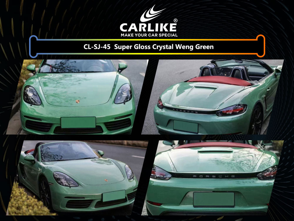 Super Gloss Crystal Viper Green Car Wrap