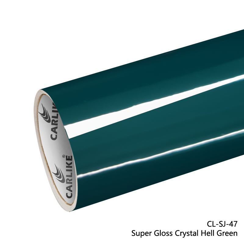 Super Gloss Crystal Retro Green Car Wrap