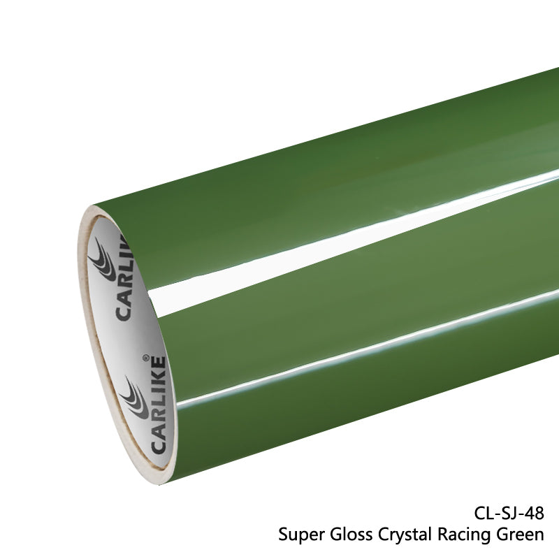 Super Gloss Crystal Racing Green Car Wrap