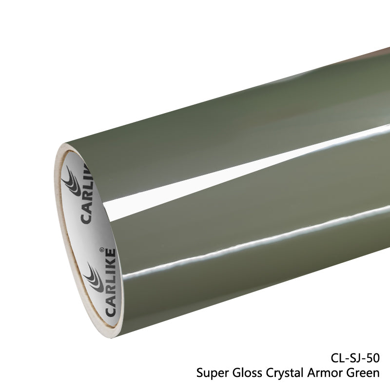 Super Gloss Crystal Armor Green Car Wrap