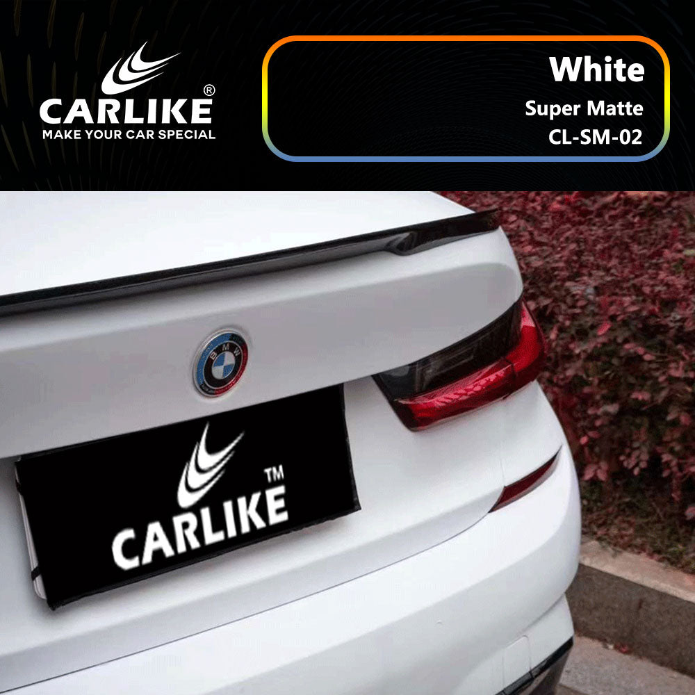 Super Matte White Car Wrap