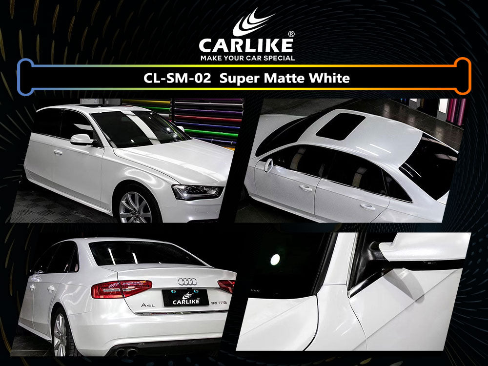 Super Matte White Car Wrap