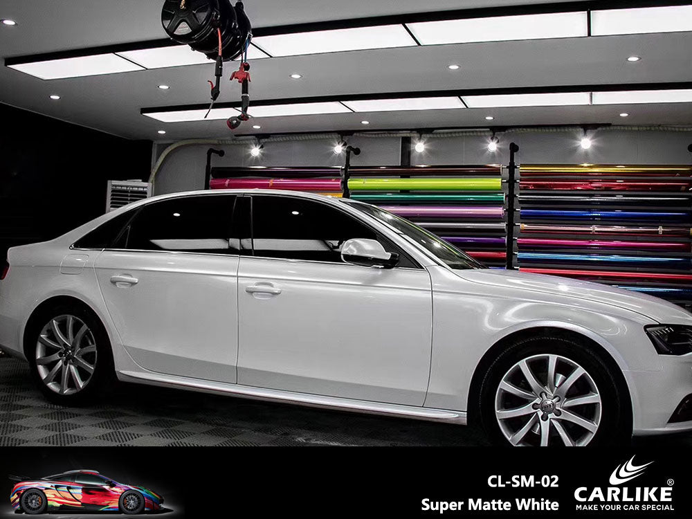 Super Matte White Car Wrap