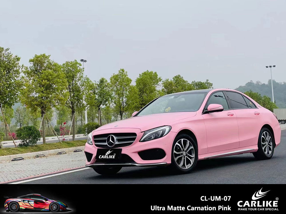 Ultra Matte Carnation Pink Car Wrap