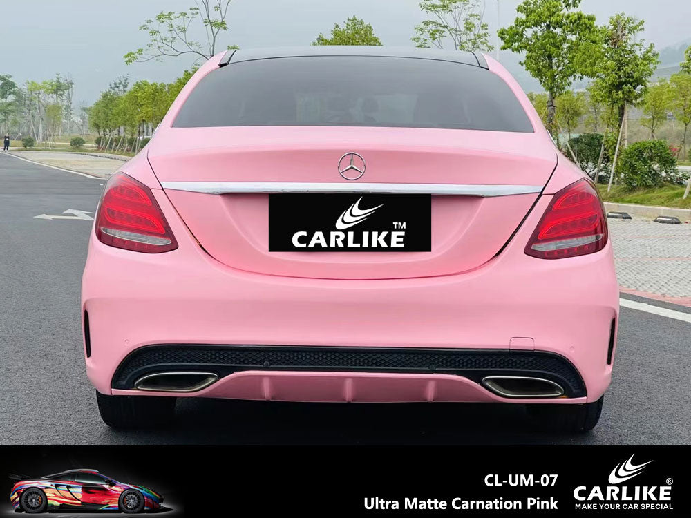 Ultra Matte Carnation Pink Car Wrap