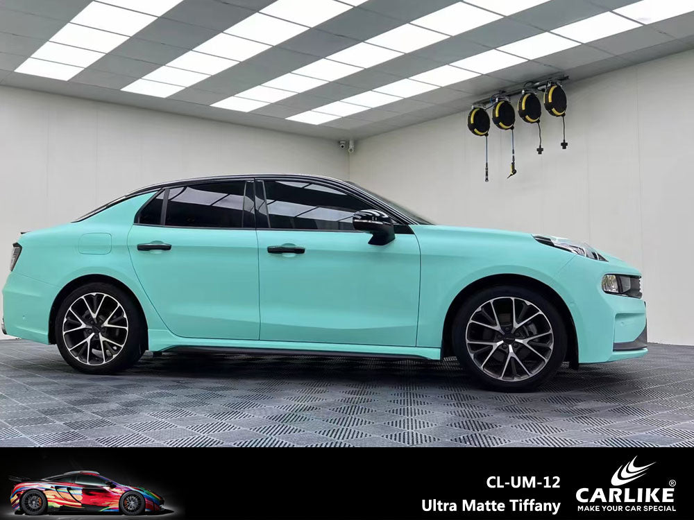 Ultra Matte Tiffany Car Wrap