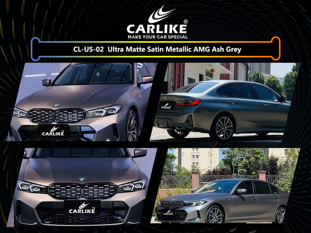 Ultra Matte Satin Metallic AMG Ash Grey Wrap