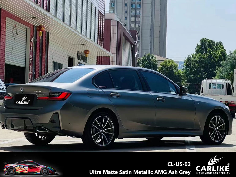 Ultra Matte Satin Metallic AMG Ash Grey Wrap