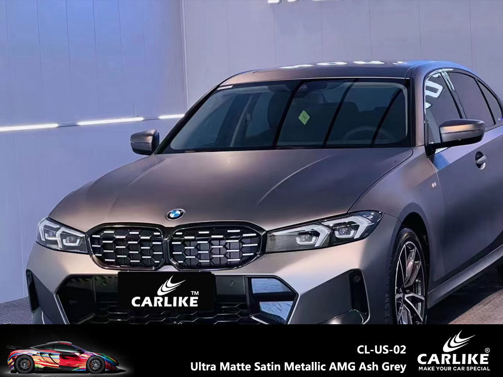 Ultra Matte Satin Metallic AMG Ash Grey Wrap