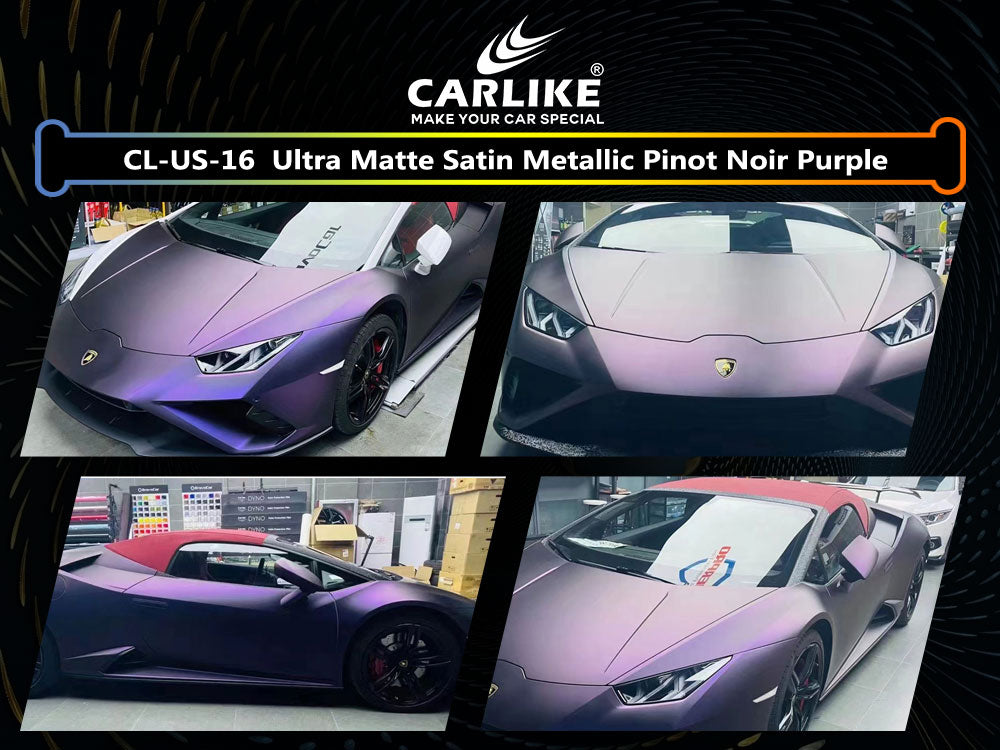 Ultra Matte Satin Pinot Noir Purple Car Wrap