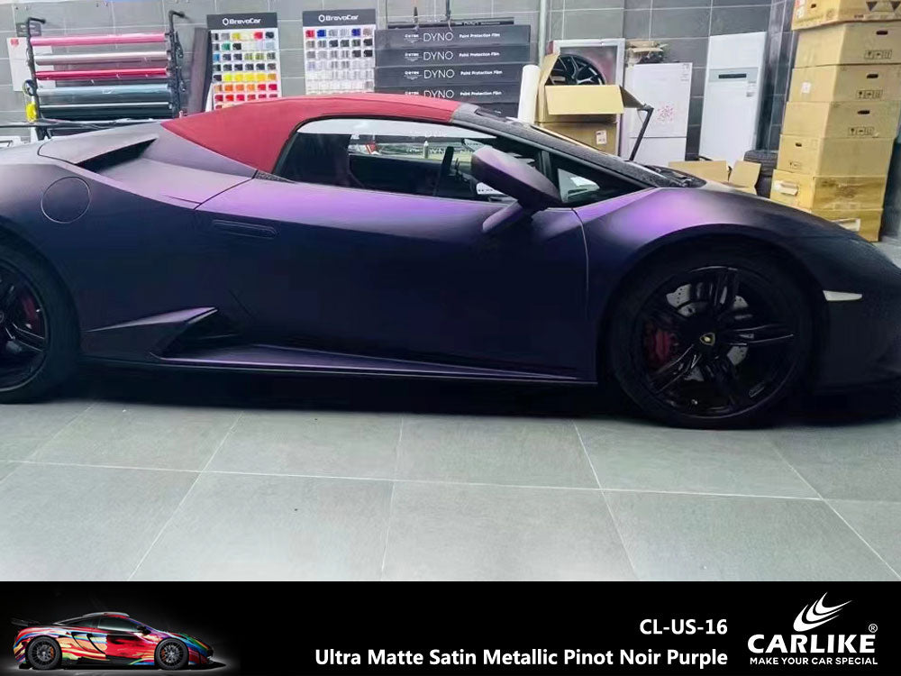 Ultra Matte Satin Pinot Noir Purple Car Wrap