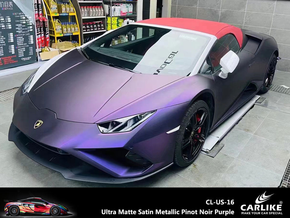 Ultra Matte Satin Pinot Noir Purple Car Wrap