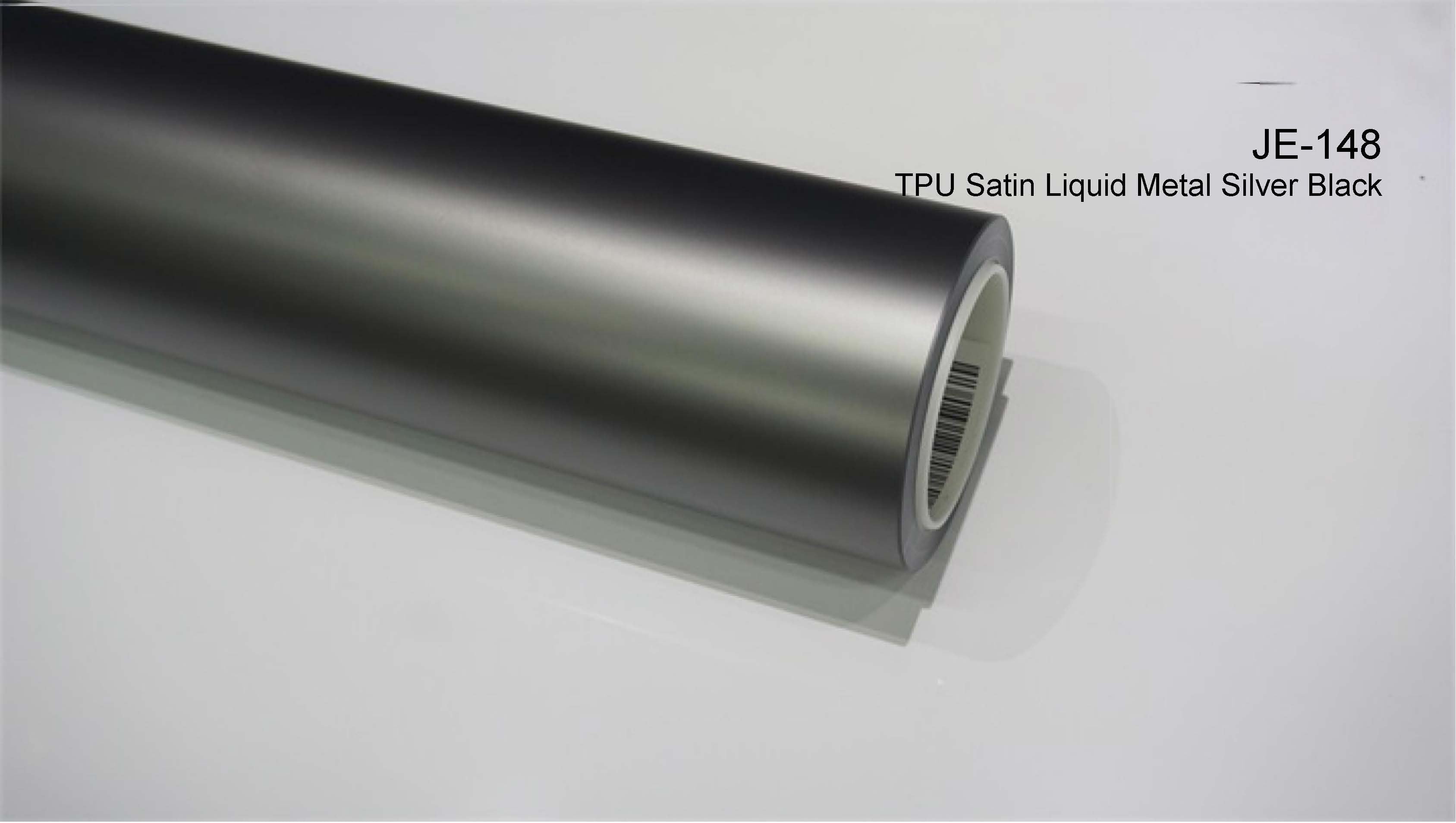 Satin Liquid Metal Silver Black (Dry Install PPF)
