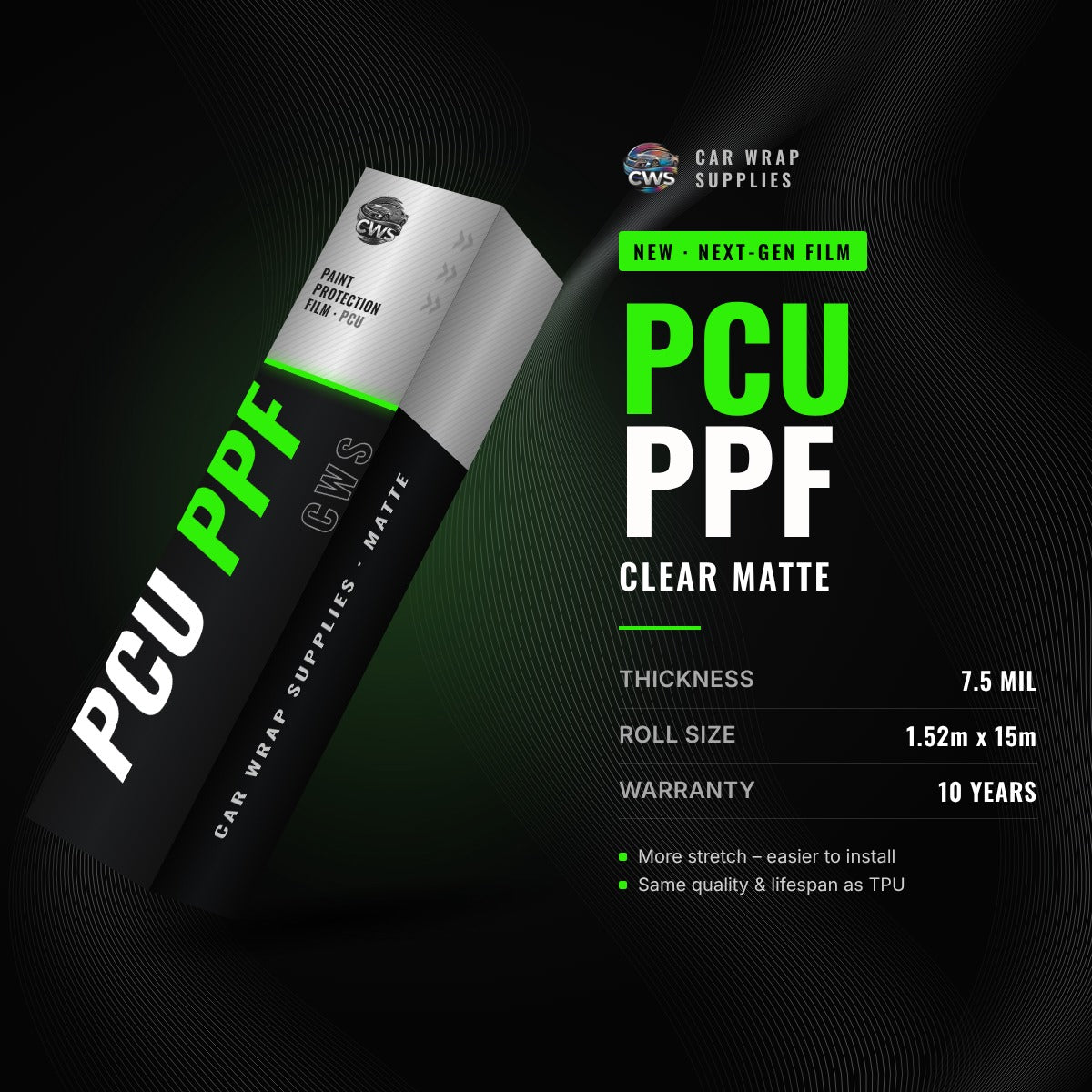 Matt Clear PCU PPF 7.5mil