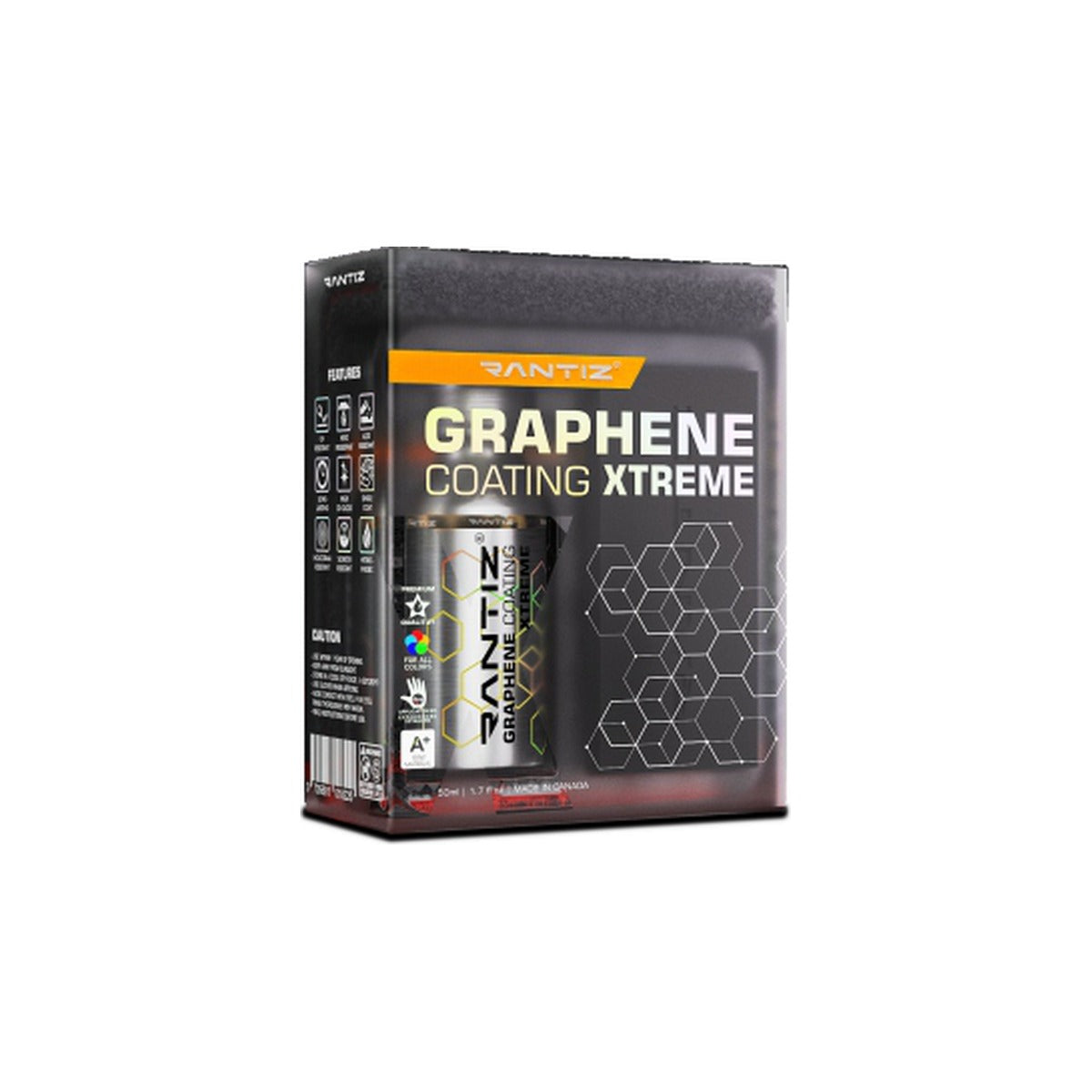 Rantiz Graphene Coating Xtreme 50ml Kit – Borophene Infused, Up to 10 Years